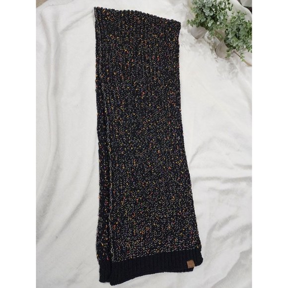 CC Exclusive Womens Wrap Shawl Scarf Long Black Multicolored Soft - Picture 5 of 9